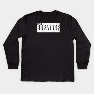 Team Survivor - CBS MTV The Challenge Kids Long Sleeve T-Shirt